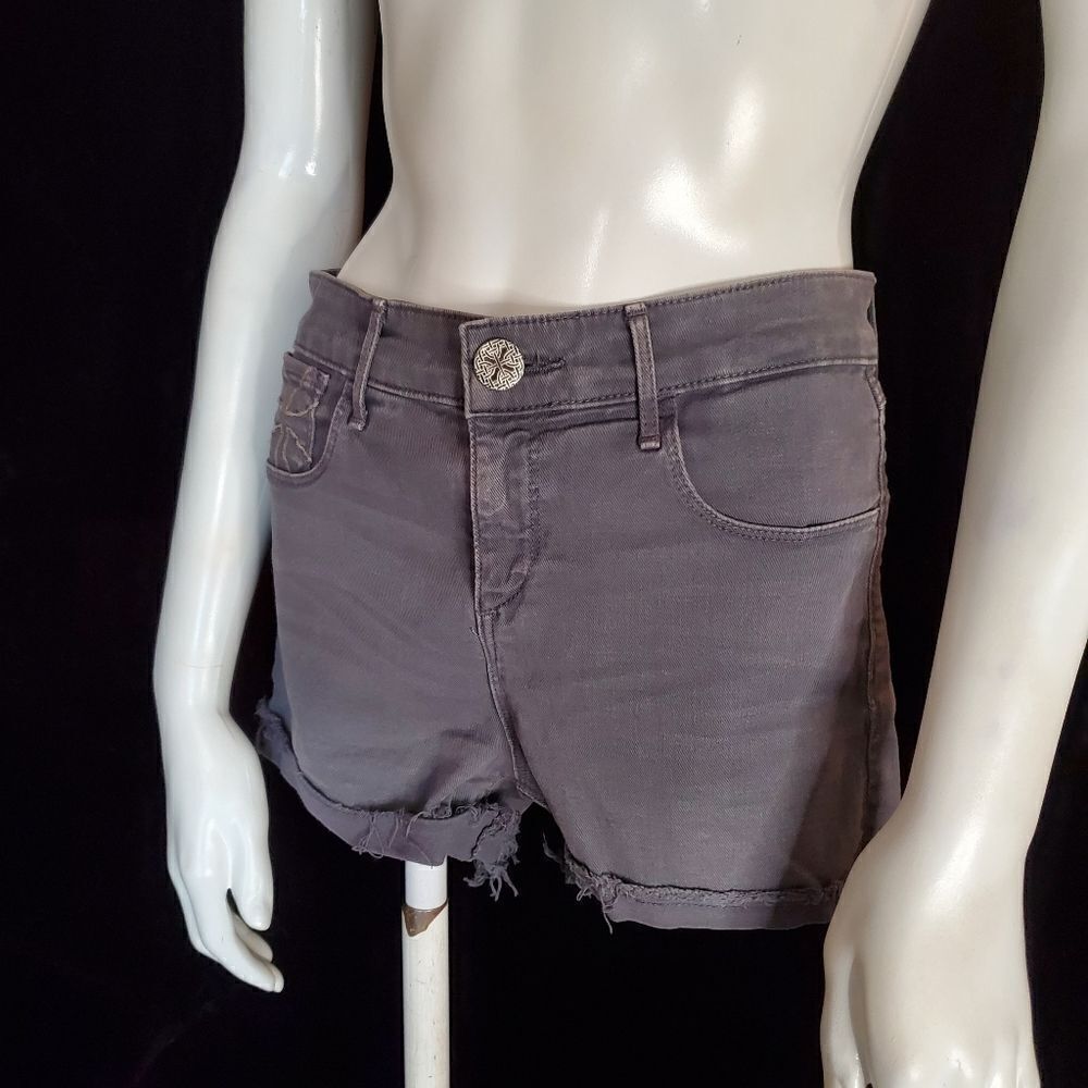 Habitual Thalia Ultra Hi Rise Gray Shorts (25)